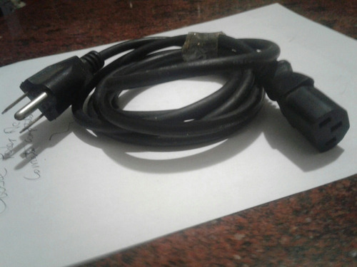 Cable Poder Ac. Corriente Computadora.2mts
