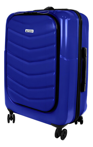 Maleta Rígida 24'' Skypeak Pearl Color Azul Con Candado Tsa