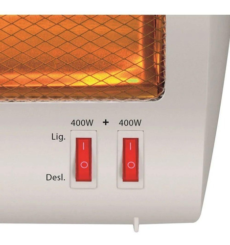Imagem 5 de 6 de Aquecedor De Ar Elétrico Portátil Comfort Air 800w Potente