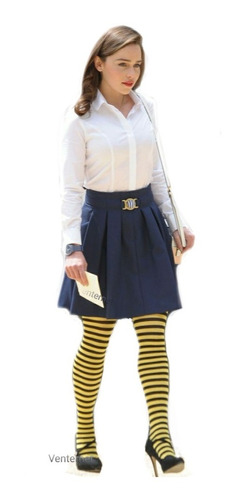 Calcetas Largas Mujer Rayadas Moda Japonesa Over Knee