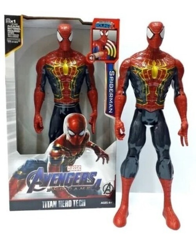 Spiderman, Capitán America, Hulk, Articulado 30 Cm Sound Luz