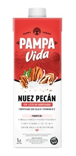 Leche Vegetal De Nuez Pecan Sin Tacc Pampa Vida