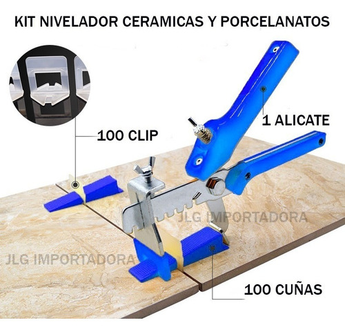 Kit Nivelador Para Ceramicas Y Porcelanato 1.5mm