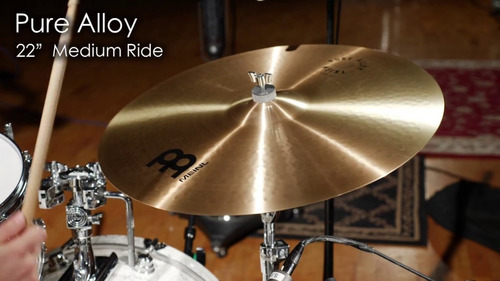 Meinl Pa22mr Platillo Medium Ride 22 Pulgadas Pure Alloy