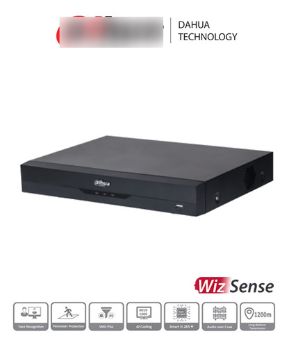 Dahua Xvr5108he-4kl-i3 - Dvr 8 Canales 4k/ Wizsense/ H.265+