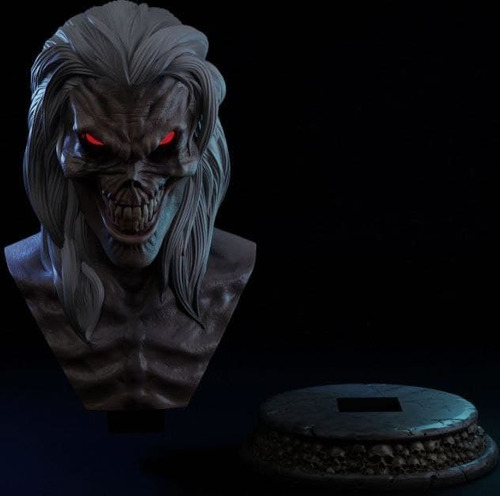 Archivo Stl Impresión 3d - Iron Maiden - Eddie Bust