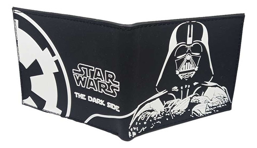 Billetera Star Wars Darth Vader Y Logo Del Imperio Galactico