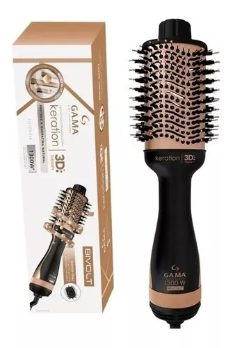 Escova Secadora Cerâmica Gama Italy Stylish Keration Brush 3D Emissão de  Íons com o Melhor Preço é no Zoom