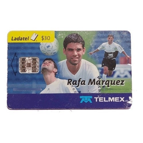 Tarjeta Telefónica Telmex - Rafa Marquez