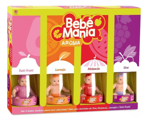 Bebe Mania Aroma Mini Muñeca Bebote 13cm Juguete Original