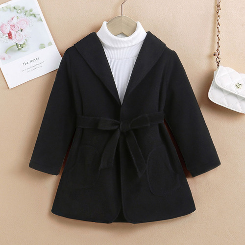 Chaqueta De Primavera Y Otoño De Color Sólido Para Niñas