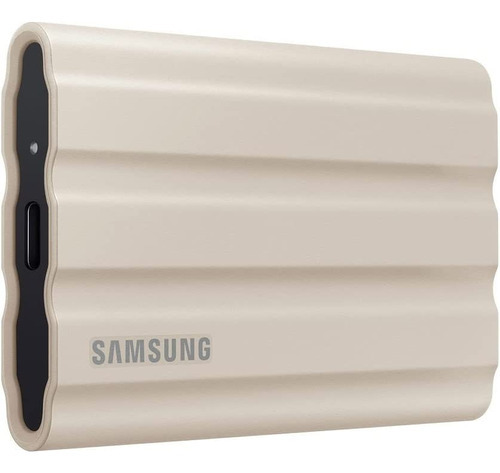 Ssd Externo Samsung T7 Shield De 1tb Usb 3.2 Gen 2  Velocidades De Leitura De Até 1050 Mb/s Velocidades De Gravação De Até 1000 Mb/s Cor Bege