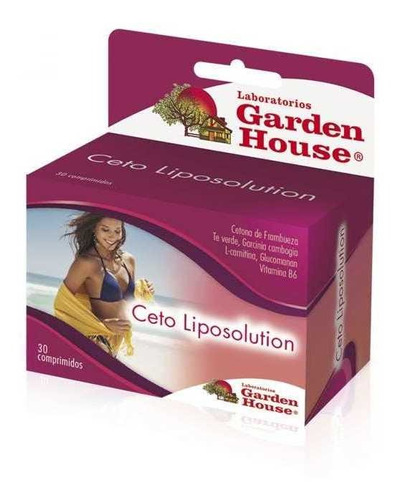 Garden House Ceto Liposolution Aumenta Metabolismo 30 Compr Sabor Sin Sabor