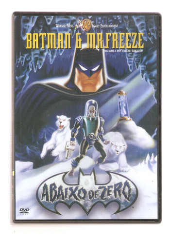 Dvd Batman E Mr Freeze - Abaixo De Zero