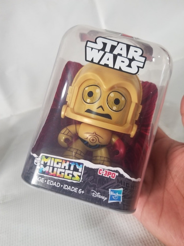 2 Figuras Migthy Mugss C-3po, Y Maz Kanata Exhibidos (Usado)
