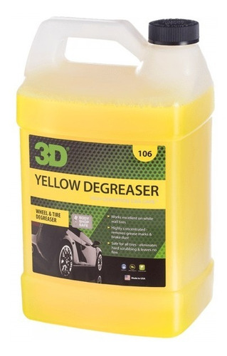 3d Yellow Degreaser Limpiador Concentrado D Rin-llanta 1 Gal