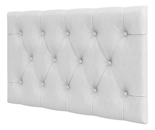 Cabeceira Ibiza Para Cama Box Solteiro 90cm Cor Branco