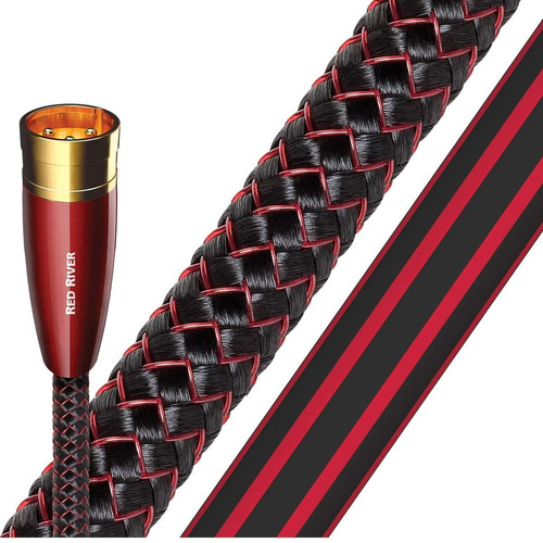 Cable Xlr Macho A Hembra, 3 Metros/rojo