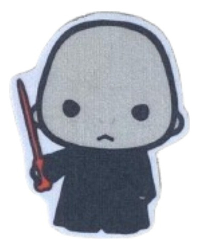 Parches Estampados Termoadhesivos Voldemort Harry Potter