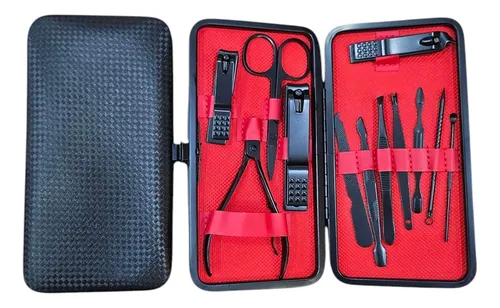 Set Manicura Pedicura Acero Inox. 12 Piezas H007-12