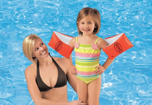 Flotador Salvavidas Inflable Para Brazo Intex Bebes Full