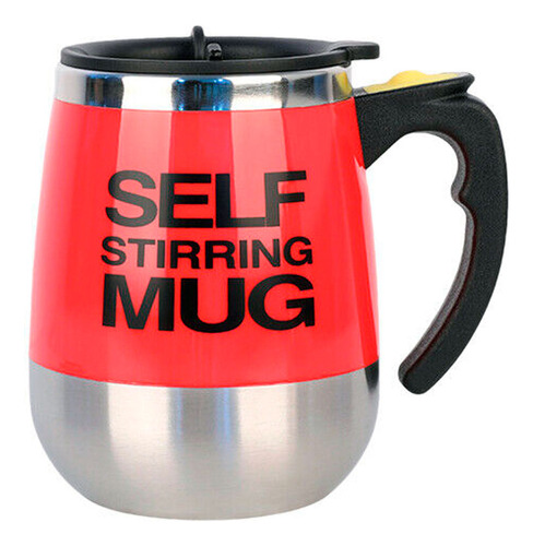 Caneca Copo Mixer Elétrica Self Stirring Mug Cili Cor Vermelho