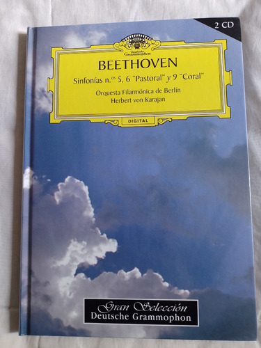 Beethoven. Sinfonias 5, 6 Y 9 Coral, Von Karajan - 2 Cd's