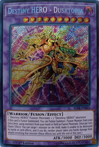 Yu Gi Oh! Destiny Hero - Dusktopia Bllr-en025