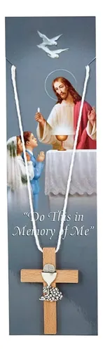 comprar Collar Con Cruz De Primera Comunión De Heavenly Feast, 28 Pu