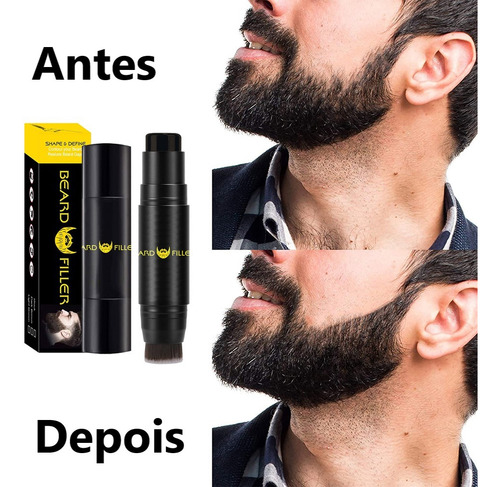 Caneta Escurecedora Para Barba E Bigode Preenchimento Rápido