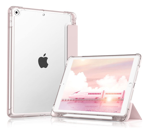Kenke Funda Para iPad Air Pro Soporte Lapiz Inteligente Rosa