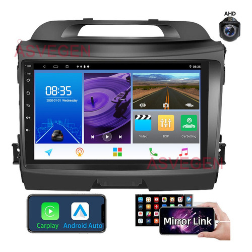 Estéreo Android Para Kia Sportage 2010-2016 Carplay Auto Gps