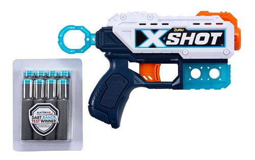 Imagen 3 de 4 de Pistola X-shot Lanza Dardos 20mts Kickback 8 Dardos