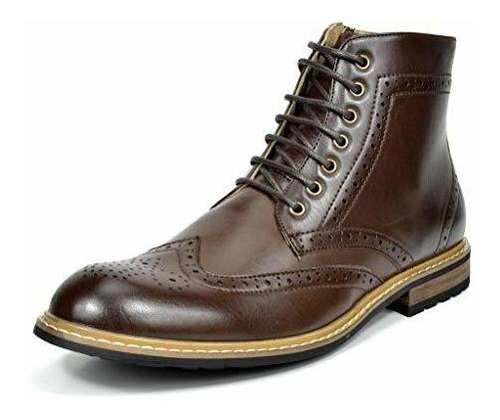 Bruno Marc Botas De Tobillo Para Hombre De Piel Con Forro De