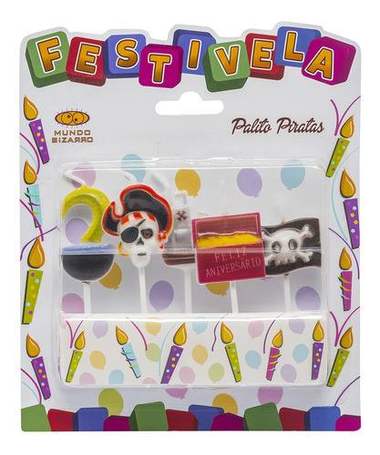 Vela Festivela Palito Piratas