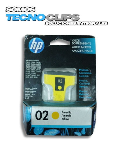 Tinta 02 Hp Yellow