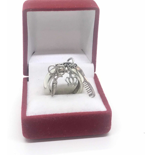 Anillo Con Dijes Colgados Peluquero/barbero