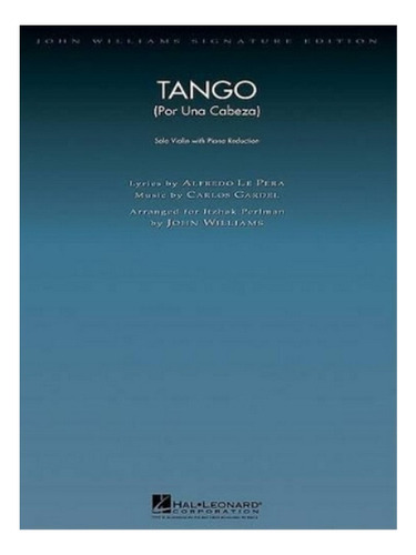 Tango (por Una Cabeza) (violin/piano) - Autor. Eb6