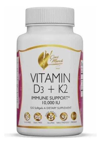 Vitamina D3 + K2 Cocó March. Immune Support 10.000 Iu
