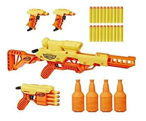 Set Nerf Alpha Strike Battalion Con 4 Lanzadores Y 4 Semiobj