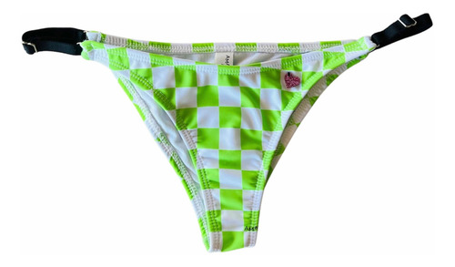 Imagen 2 de 3 de Bombacha Triangulo Jamaica Ajedrez Bikini