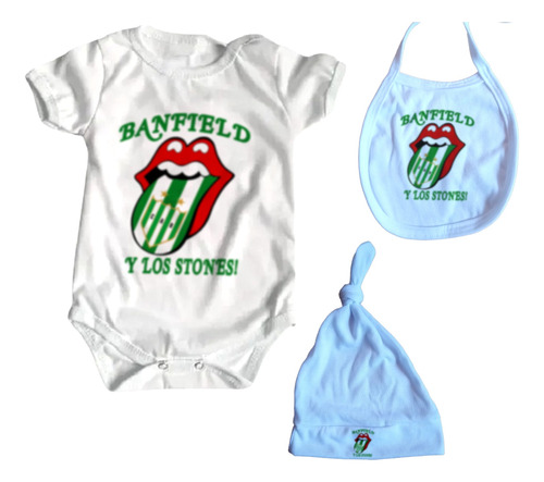 Set Bebe Ajuar Body + Extras Stones Banfield