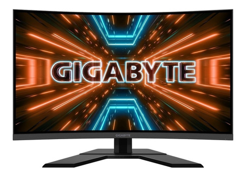 Monitor gamer curvo Gigabyte G32QC A LCD 31.5" negro 100V/240V