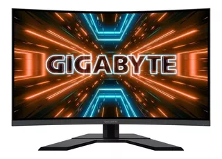 Monitor gamer curvo Gigabyte G32QC A LCD 31.5" negro 100V/240V