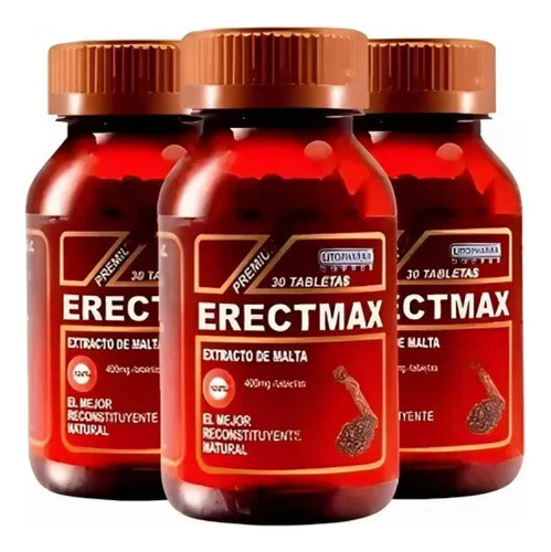 Erectmax Maca Huanarpo Macho Pack X 3 Frascos Oferta