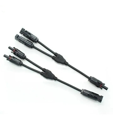 Imagen 1 de 8 de Pack X 2 Cable Mc4 3mm Grosor Para Paneles Solares.importado