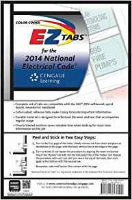 Color Coded Ez Tabs For The 2014 National Electrical Code