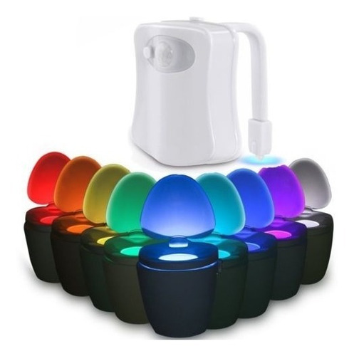 Detección Automática Led Sensor De Movimiento Noche 8 Colore