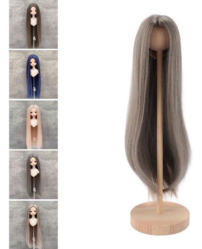 Peluca De Pelo De Muñeca 1/4 Para Seda Suave De Alta Tempera
