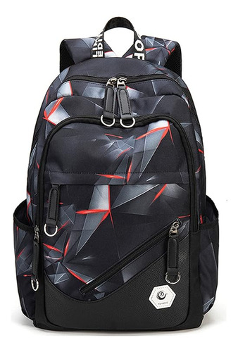 Mochila Escolar Para Adolescentes 25l - Laser Rojo